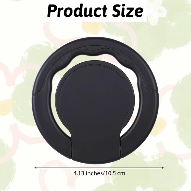 Alt view image 2 of 7 - Tablet Stand Universal Tablet Hand Strap Holder with Hand Strap Rotating Sticky Tablets Stand Loop Fastening Handle Grip Portable Lightweight Handle Grip for All 7-11" Tablets
