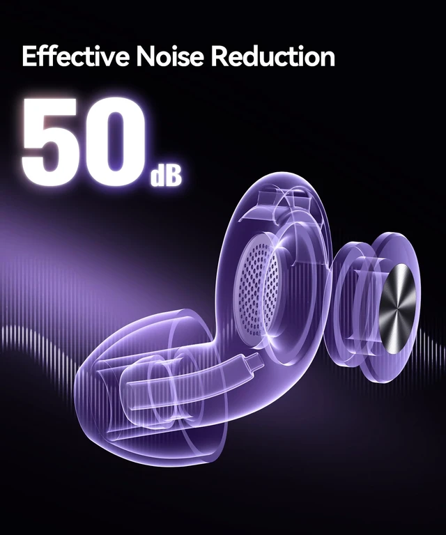 Alt view image 2 of 7 - Ear Plugs for Sleeping 50dB Earplugs Noise Cancelling Ear Plugs for Noise Reduction Concerts Soft Reusable Silicone Earplugs for Snoring Side Sleepers Shooting Airplanes with 7 Eartips Case