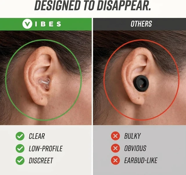Alt view image 2 of 7 - High Fidelity Concert Ear Plugs Reusable Noise Reducing Ear Plugs for Concerts, Musicians, Raves, and Live Events Comfortable Hearing Protection for Loud Environments