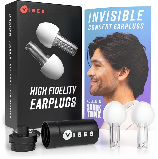 Main image of High Fidelity Concert Ear Plugs Reusable Noise Reducing Ear Plugs for Concerts, Musicians, Raves, and Live Events Comfortable Hearing Protection for Loud Environments