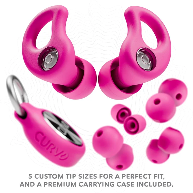 Alt view image 2 of 7 - Live Stylish High-Fidelity Concert Earplugs, Festivals & Live Events 19 dB Noise Reduction, 5 Tip Sizes & Carry Case