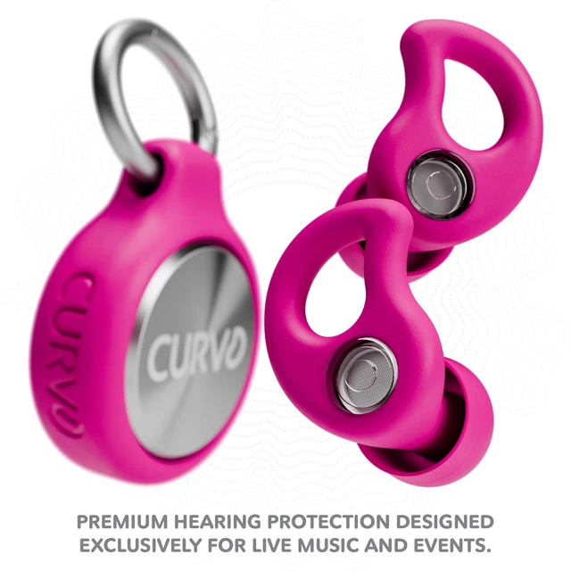 Alt view image 4 of 7 - Live Stylish High-Fidelity Concert Earplugs, Festivals & Live Events 19 dB Noise Reduction, 5 Tip Sizes & Carry Case