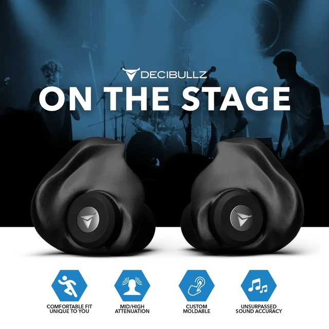 Alt view image 7 of 7 - Professional Moldable Earplugs, Noise Cancelling Earplugs, Concert Ear Plugs, Perfect for Musicians, Recording Artists, DJ's, and Festivals