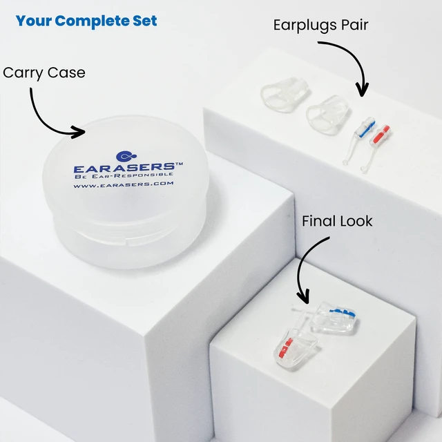 Alt view image 6 of 7 - 19dB Noise Reducing Earplugs - Medium