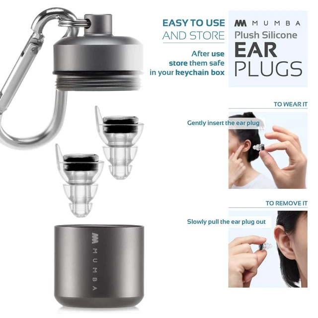 Alt view image 6 of 7 - High Fidelity Concert Earplugs, Reusable Musicians Ear Plugs, 24dB Advanced Filter Technology Ear Protection