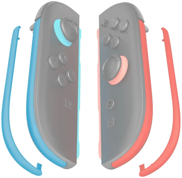 Main image of Replacement Decorative Strips for Joycon 2, Custom DIY Decoration Strip Side Housing Trim Shell with Prying Stick for Nintendo Switch 2 Controller - Blue & Orange