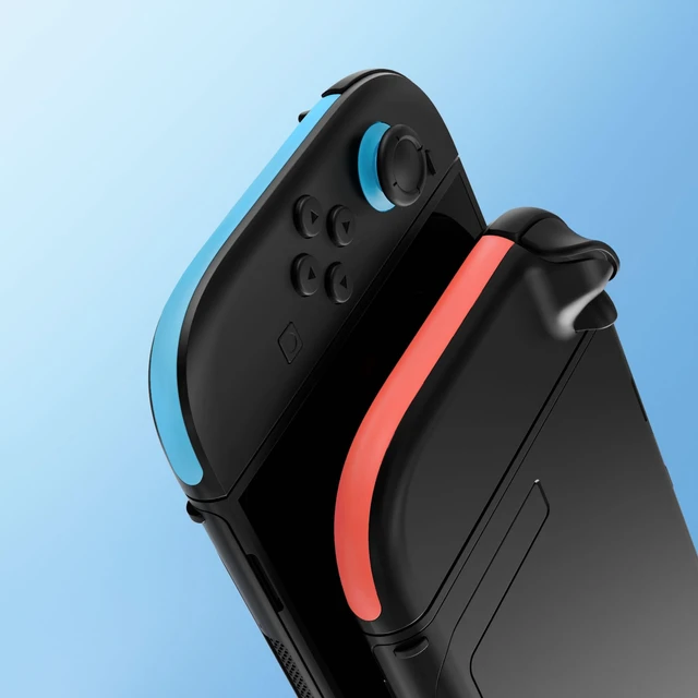 Alt view image 5 of 7 - Replacement Decorative Strips for Joycon 2, Custom DIY Decoration Strip Side Housing Trim Shell with Prying Stick for Nintendo Switch 2 Controller - Blue & Orange