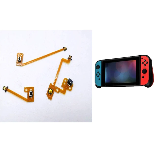 Alt view image 5 of 6 - 2 Pcs L Button Key Ribbon Flex Cable Replacement Part for Nintendo Switch Joy-Con Controller Buttons Cable GAI