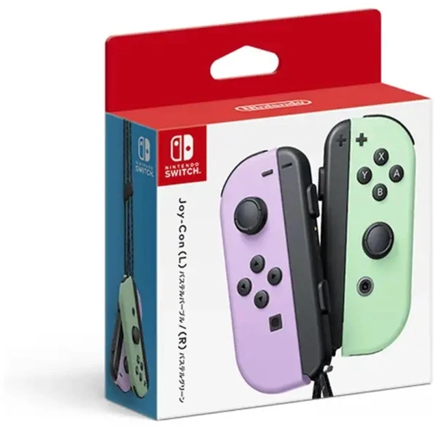 Main image of Joy-Con (L)/(R) - Pastel Purple/Pastel Green (Japan Stock) | Includes Joy-Con (L) and Joy-Con (R) controllers; Features