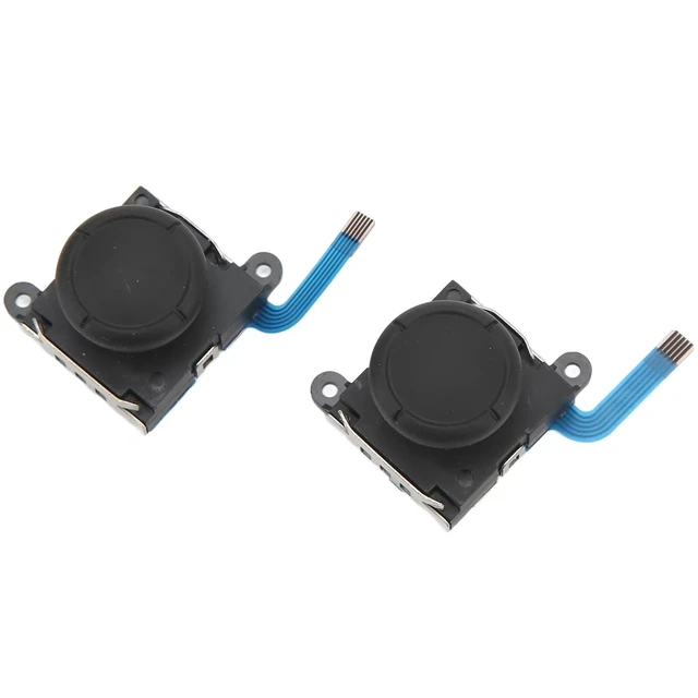 Alt view image 3 of 5 - 2-Pack Joystick for Nintendo Switch Joy-Con (Black) + Tools | Fix Drift Issues, fits Switch/OLED/Lite Joy-Con, NOT Switch 2, DIY tools, calibration guide