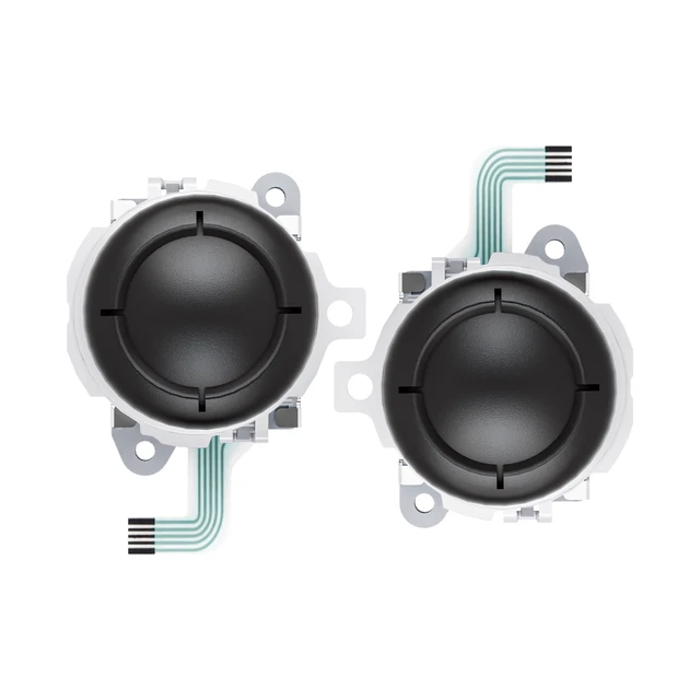 Alt view image 3 of 7 - Replacement 3D Joystick for Nintendo Switch 2 JoyCon, Controller Left Right Analog Stick Thumbsticks with Repair Tools for JoyCon 2, Multi-Colors Options - White