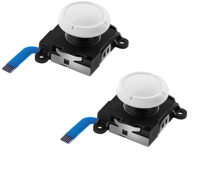 Main image of Replacement 3D Analog Joystick for Switch lite and Switch Joy-Con, Left or Right Analog Thumb Stick Joystick Replace (2-Pack)