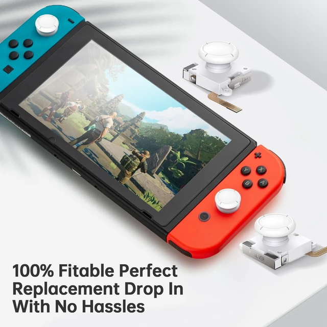 Alt view image 6 of 7 - TMR Hall Effect Joystick Replacement for JoyCon (2pcs Single)-White | For Switch/OLED/Lite JoyCon, Precision TMR Technology, Anti-Drift Performance, Low Power Design, Replacement Analog Thumb