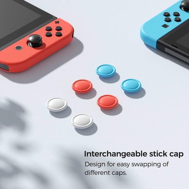 Alt view image 4 of 7 - |GuliKit TMR Hall Joystick for Switch LCD, Switch OLED/Lite JoyCon | Anti-Drift Joystick Replacement, Thumb Sticks Repair Kit Accessories, 4 Multiple Color Stick Caps, ABXY Direction Keys