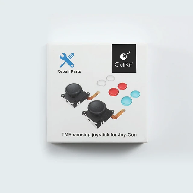 Alt view image 7 of 7 - |GuliKit TMR Hall Joystick for Switch LCD, Switch OLED/Lite JoyCon | Anti-Drift Joystick Replacement, Thumb Sticks Repair Kit Accessories, 4 Multiple Color Stick Caps, ABXY Direction Keys