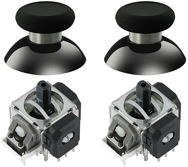 Main image of TMR Joystick Replacement Module for Switch Pro Controller | Magnetic Analog Stick Drift Fix Accessories with Thumbstick Cap Kit,Repair Soldering Required