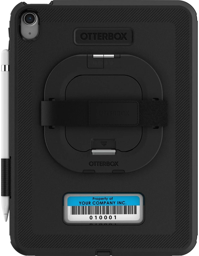 Main image of Defender for Business W/Kickstand/HANDSTRAP for iPad (A16) & iPad 10th Gen V2 - Black, No Screen Protector Included (Single Unit Ships in Polybag, Ideal for Business Customer)