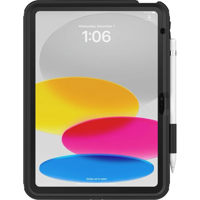 Alt view image 2 of 5 - Defender for Business W/Kickstand/HANDSTRAP for iPad (A16) & iPad 10th Gen V2 - Black, No Screen Protector Included (Single Unit Ships in Polybag, Ideal for Business Customer)