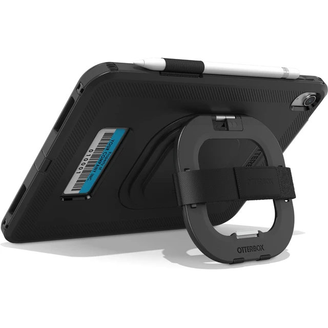 Alt view image 3 of 5 - Defender for Business W/Kickstand/HANDSTRAP for iPad (A16) & iPad 10th Gen V2 - Black, No Screen Protector Included (Single Unit Ships in Polybag, Ideal for Business Customer)