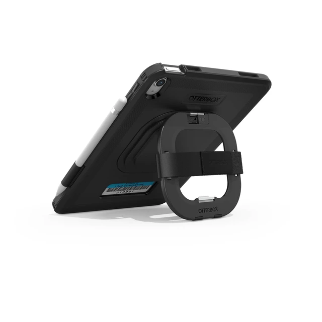 Alt view image 4 of 5 - Defender for Business W/Kickstand/HANDSTRAP for iPad (A16) & iPad 10th Gen V2 - Black, No Screen Protector Included (Single Unit Ships in Polybag, Ideal for Business Customer)