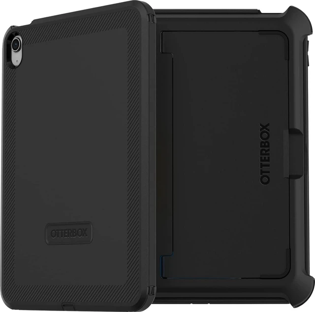 Main image of iPad (A16) & iPad 10th Gen (Only) - Defender Series Case - Black - Screenless - Rugged & Durable - Multi-Layer Protection - Microbial Defense Protection - Non-Retail Packaging