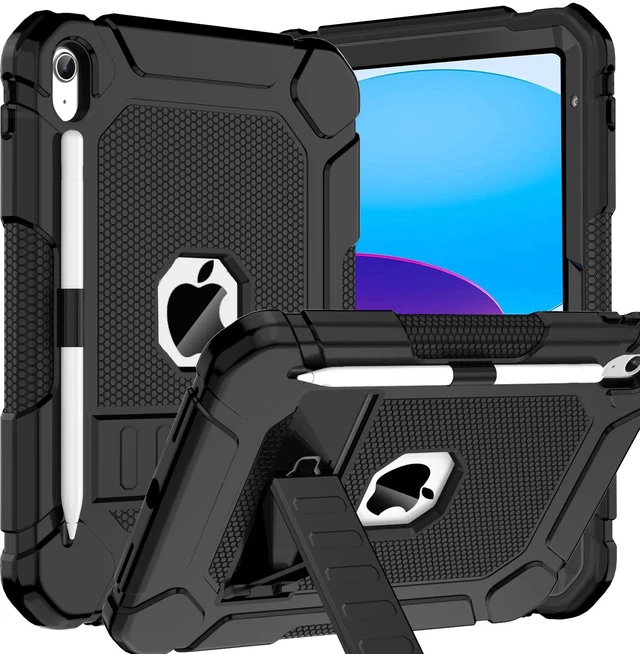 Main image of for iPad A16 11th/10th Generation Case (11"/10.9, 2025/2022), Black | iPad 11th 10th Gen Case with Kickstand & Pencil Holder, Heavy Duty Shockproof Protective iPad A16 Case