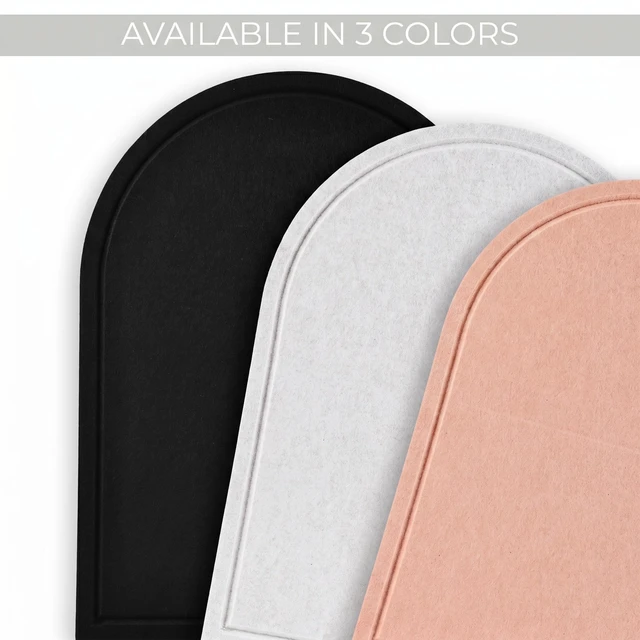 Alt view image 7 of 7 - Large Arched Felt Bulletin Board - Cork Board Alternative for Wall Decor | Stylish 21.5 X 17 Bulletin Set with Pins - Perfect to Display Your Photos in the Office