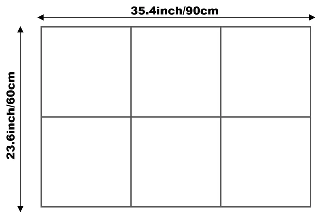 Alt view image 2 of 3 - Cork Board 24 x36 Alternative - 6 Pack Felt Wall Tiles with Safe Removable Adhesive Tabs, Cork Boards for Walls Cork Board for Home Office Pin Board Tack Board - Gray Black