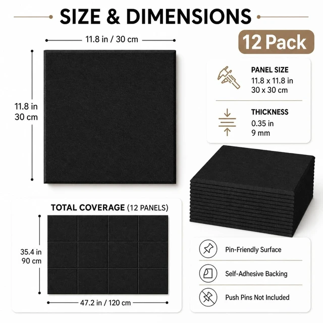Alt view image 2 of 7 - Felt Bulletin Board Tiles, Cork Board Alternative, 48 x 36 in | 0.35 in modular felt wall tiles for notes, photos, schedules, reminders in offices, classrooms, home & office workspace