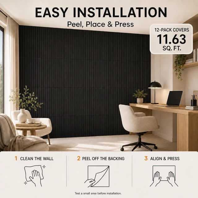 Alt view image 4 of 7 - Felt Bulletin Board Tiles, Cork Board Alternative, 48 x 36 in | 0.35 in modular felt wall tiles for notes, photos, schedules, reminders in offices, classrooms, home & office workspace