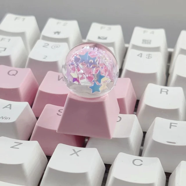 Alt view image 2 of 7 - Crystal Ball Keycap Esc keycaps DIY Personality Custom Keycap Replacement Bottom Keycaps Gift for Cherry Mx Switch