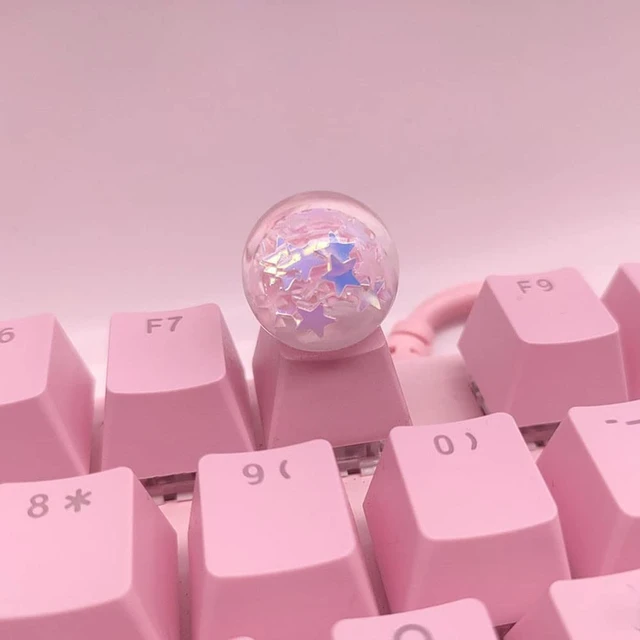 Alt view image 4 of 7 - Crystal Ball Keycap Esc keycaps DIY Personality Custom Keycap Replacement Bottom Keycaps Gift for Cherry Mx Switch