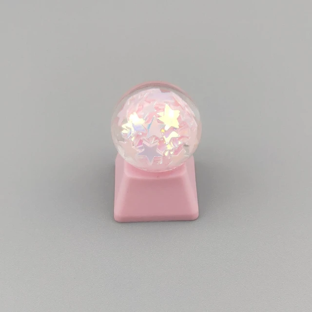 Alt view image 7 of 7 - Crystal Ball Keycap Esc keycaps DIY Personality Custom Keycap Replacement Bottom Keycaps Gift for Cherry Mx Switch
