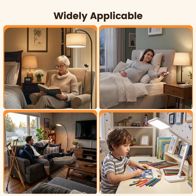 Alt view image 7 of 7 - Dimmer Plug with Remote Control, Fits 200W INC & 150W LED | Plug-in Wireless Remote Control Outlet, Plug and Play, 200FT RF Range for Table Lamps, String Lights, Floor Lamp