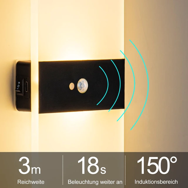 Alt view image 4 of 7 - Wall Sconce, LED Wall Lights for Room Decor, Motion Sensor, 1PCS
