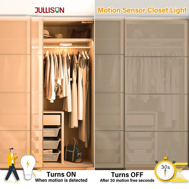 Alt view image 5 of 6 - 4 Inch Field Selectable 5CCT LED Motion Sensor Ceiling Light, 120V Wired Closet Light, 10 Watts, 600Lm, CRI80+, Non-dimmable, ETL Certified, Wet Location, Round/White, 1 Pack