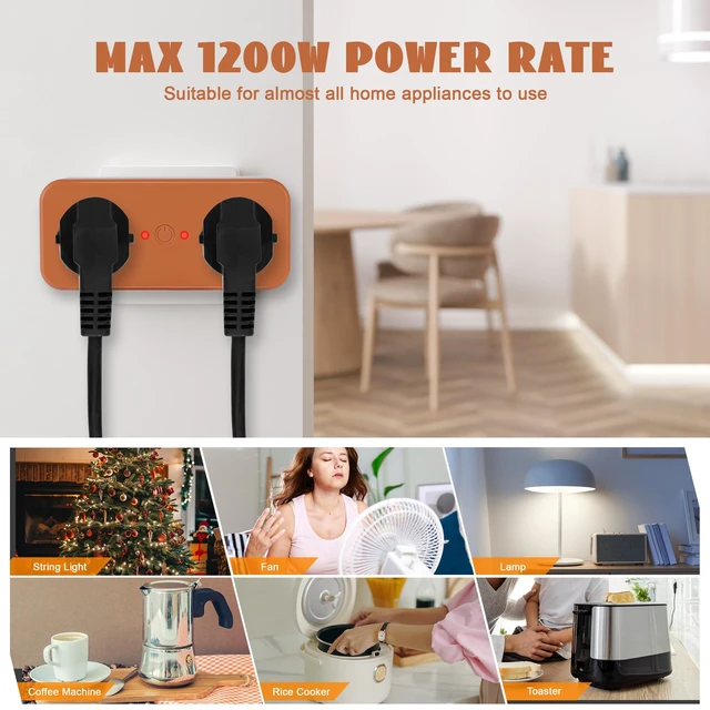Alt view image 3 of 7 - Remote Control Outlet for Christmas Gingerbread Man, Wireless Remote Switch, with Built-in Music Feature, 100ft Range, for Christmas Tree Lights & Household Appliances, Gift for Christmas & Halloween
