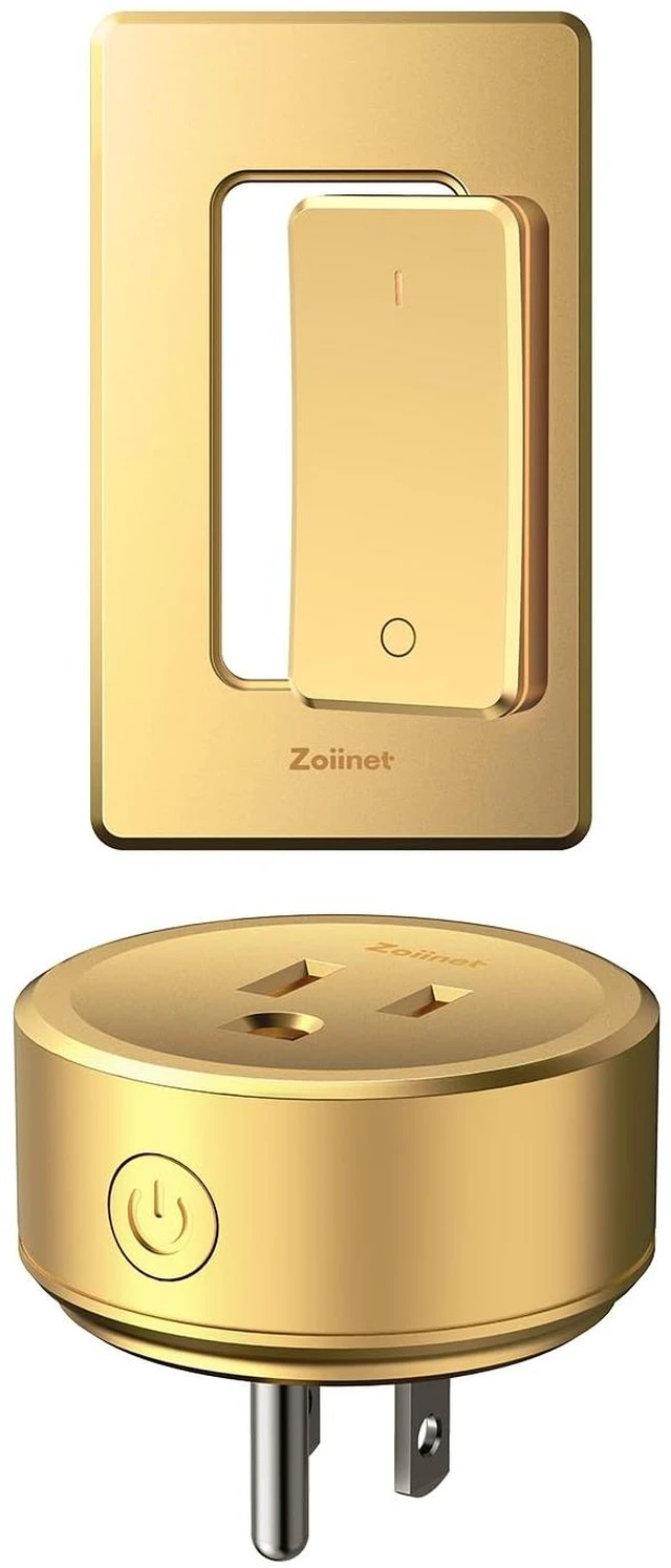 Main image of Golden Remote Control Outlet Plug 80-275V/15A/1500W Wireless Switch | No Wiring No WiFi, 300 ft, for Household Appliances, Christmas Tree, Lamps, Fans, Programmable, Buckle Design & Removable