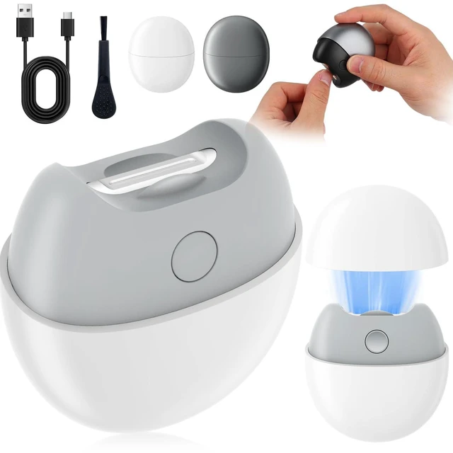 Main image of 4 in 1 Electric Automatic Nail Clipper, 2026 Upgraded Electric Nail Clipper Automatic Nail Trimmer with Light & Nail Scraps Storage 2 Speeds Electric Fingernail Clippers for Seniors Adults (White)