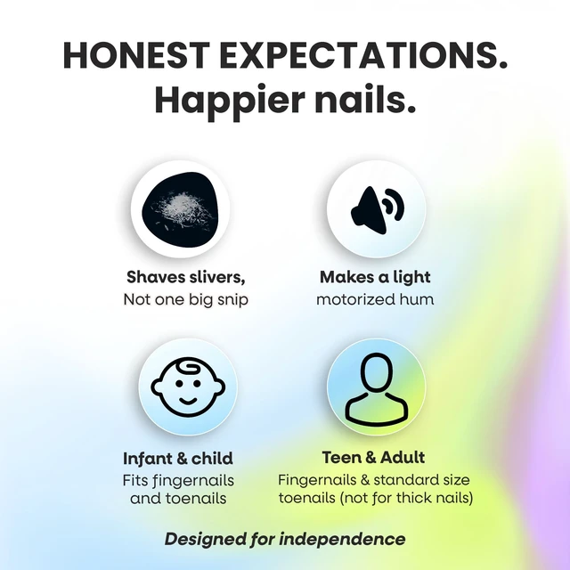 Alt view image 4 of 7 - Electric Nail Clipper for Adult Electric Nail Clippers for Adults & Seniors with Arthritis, Tremors & Limited Dexterity Patented Safety Slot, USB Rechargeable