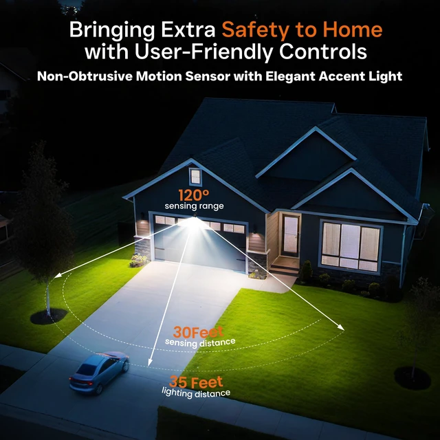 Alt view image 4 of 7 - Motion Sensor Outdoor Lights 600 Lumen Spotlight with 4000mAh Rechargeable | Battery Powered Motion Sensor Light for Garage, Porch, Patio, Storage Room, 30 FT Sensor Distance, 2 Brightness Mode