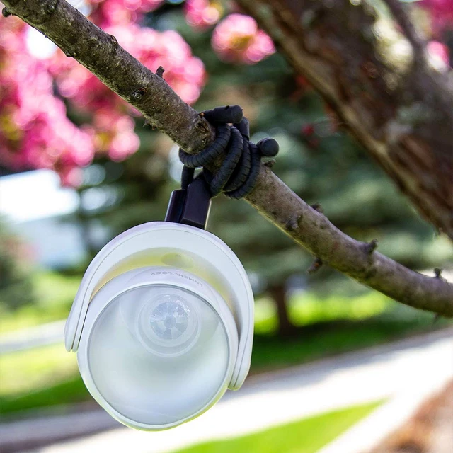 Alt view image 4 of 7 - Portable Motion Sensor Light Flexible Tripod & Magnetic Mount Indoor/Outdoor (White)
