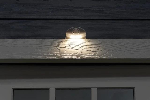 Alt view image 6 of 7 - LED Motion-Activated Security Light, Battery Operated, 40 Lumens | Wireless, Indoor/Outdoor, Over-The-Door, Ideal for Entryway, Porch, Patio, Basement, Shed, Garage