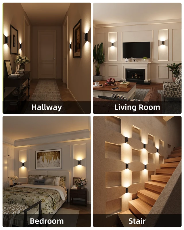 Alt view image 5 of 7 - Motion Sensor Wall Light with Remote Control, Rechargeable Wall Sconce, 3 Color Temps, Dimmable, Magnetic, LED Indoor Wireless Wall Lamp, 4000mAh, for Hallway, Stair, Entryway, Renters