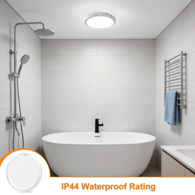 Alt view image 4 of 7 - 150% Brightness Rechargeable Motion Sensor Ceiling Light with Remote | Battery Operated Ceiling Light, Motion Sensor, Magnetic, Wireless, 10000mAh 3 Modes 3 CCT 10 Level Brightness, 1 Pack