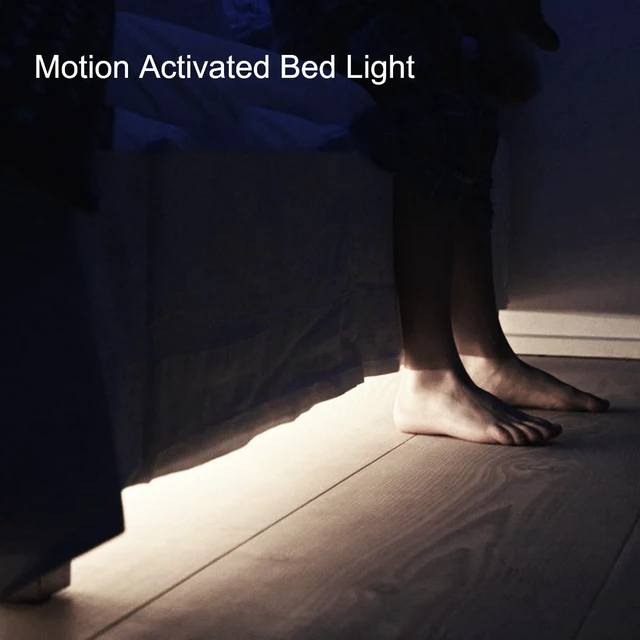Alt view image 7 of 7 - Motion Sensor Light Indoor, Closet Light Motion Sensored, Battery Operated Cabinet Led Strip Lights, 4000K White Under Cabinet Lighting, Led Lights for Bedroom, Kitchen, Stair, Shelf (3.2FT)