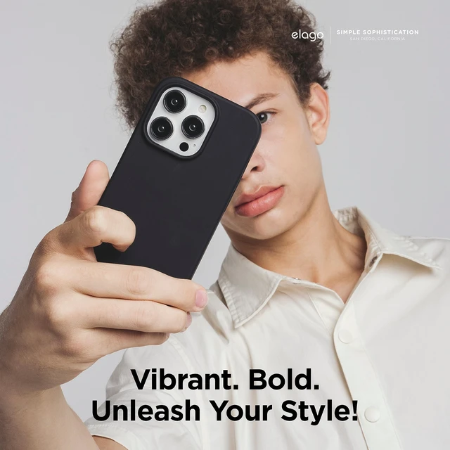 Alt view image 6 of 6 - Premium Liquid Silicone Case for iPhone 15 Pro Black | Liquid Silicone, Full Body Protective Cover, Shockproof, Slim Phone, Anti-Scratch Soft Microfiber Lining (Black)