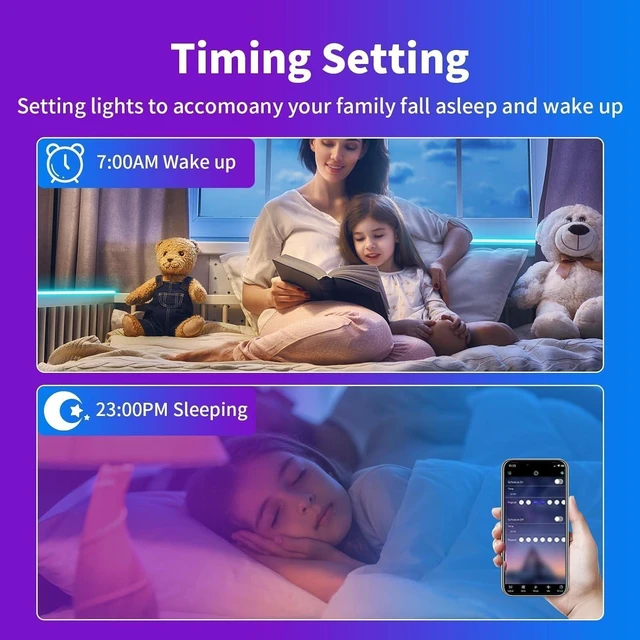 Alt view image 6 of 7 - RGB Neon LED Strip Lights 16.4FT 12V Flexible LED Rope Lights | IP65 Waterproof Color Changing Neon LED Lights Strip Multiple Modes Control with APP & Remote, Silicone LED Strip for Bedroom