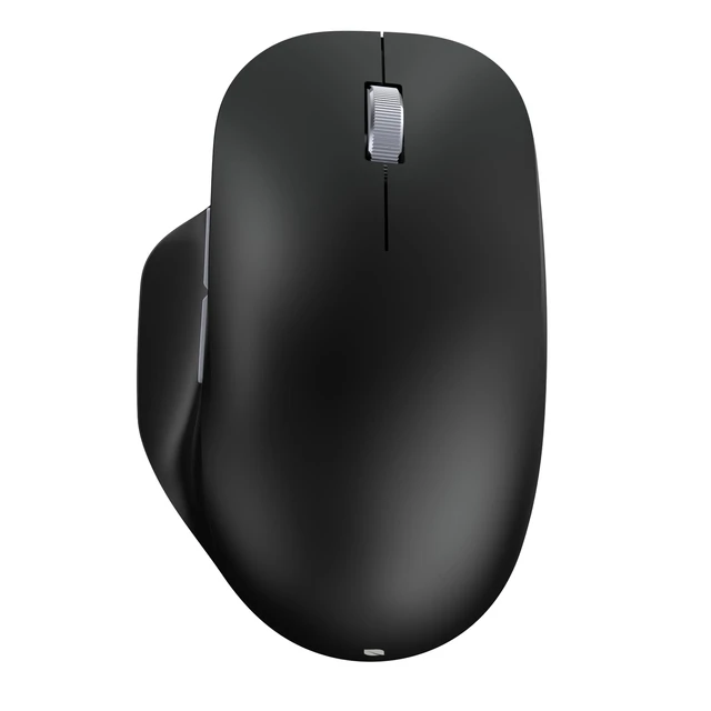 Alt view image 5 of 7 - Bluetooth Ergonomic Mouse Designed by Microsoft, Black | Mac & Universal Compatible, Precision Tracking, Thumb Rest, Connects 3 Devices, 15-Month Battery, Programmable Buttons