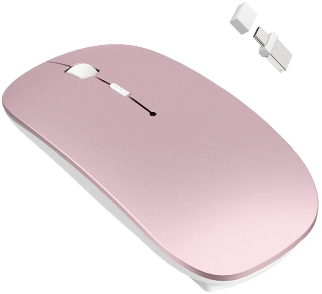 Main image of Bluetooth Wireless Mouse for MacBook Air Mac Pro Laptop Computer iPad Pad PC Laser Optical Rechargeable Mini Slim Silent Mouse